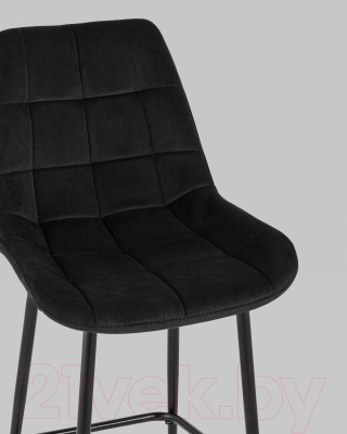 Стул барный Stool Group Флекс / AV 405-N28-08(PP) (велюр черный)