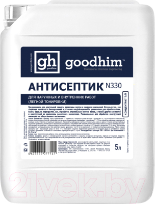 Антисептик для древесины GoodHim Концентрат 1:9 N330 / 77141 - фото