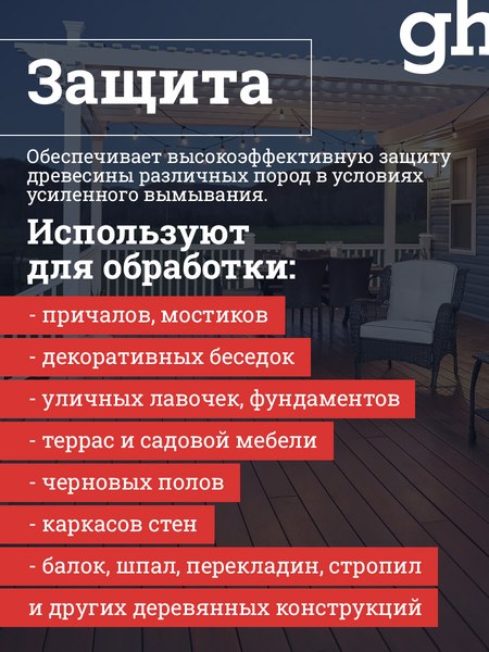 Антисептик для древесины GoodHim Extra Невымываемый 29355