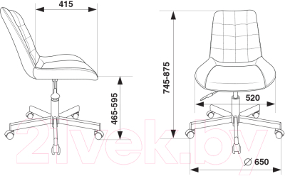 Кресло офисное Бюрократ CH-350M