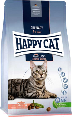 Сухой корм для кошек Happy Cat Culinary Atlantik-Lachs Лосось / 70555 - фото