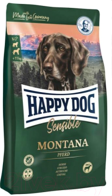 Сухой корм для собак Happy Dog Sensible Montana Конина, картофель / 60486 - фото