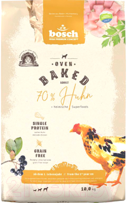 Сухой корм для собак Bosch Petfood HPC Oven Baked Курица / 33940010 - фото