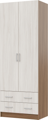 Шкаф Стендмебель Гармония ШК-603-М (ясень шимо светлый/ясень шимо темный) - фото