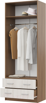 Шкаф Стендмебель Гармония ШК-603-М (ясень шимо светлый/ясень шимо темный)