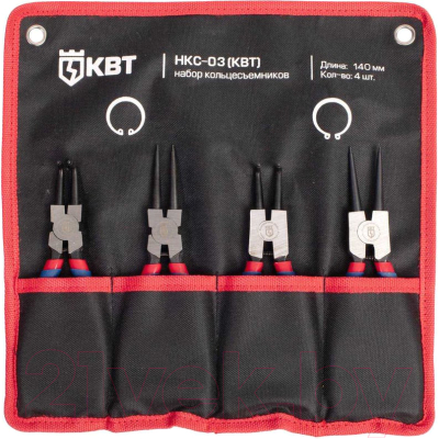 Набор съемников КВТ Мастер НКС-03 / 84384 - фото