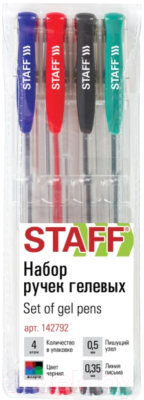Набор гелевых ручек Staff Basic / 142792 - фото