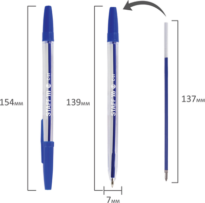 Набор шариковых ручек Staff C-51 / 142818