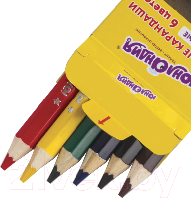 Набор цветных карандашей Юнландия Малыши-карандаши / 181375