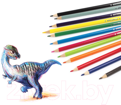 Набор цветных карандашей Юнландия Сладкие истории / 181393