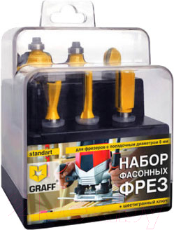 Набор фрез GRAFF 138306