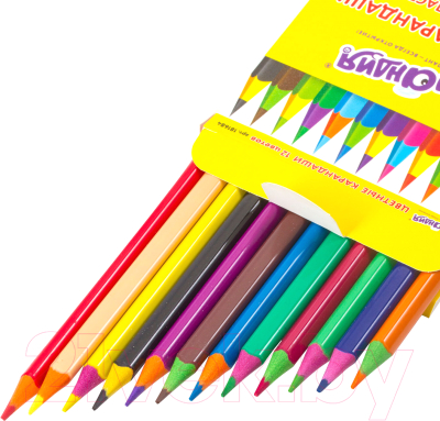 Набор цветных карандашей Юнландия Карнавал / 181684