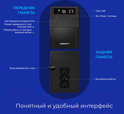 ИБП IPPON Back Basic 1050