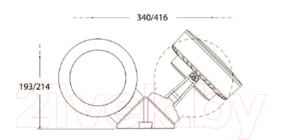 Светильник уличный Fumagalli Tommy 4M1.000.000.LXD2L