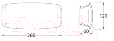 Бра уличное Fumagalli Abram AB3.000.000.WXP1L