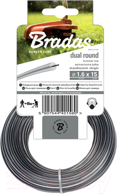 Леска для триммера Bradas Ripper Dual / ZRO1615K - фото