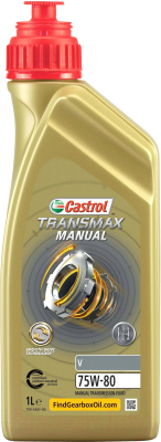 Трансмиссионное масло Castrol Transmax Manual V 75W80 / 15D7F9 - фото