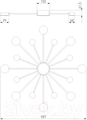 Потолочный светильник Евросвет 90242/16