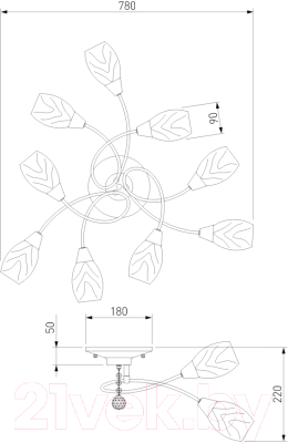 Люстра Евросвет 2275/9
