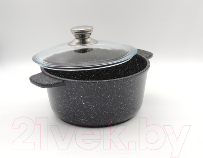 Кастрюля Виктория Гранит АЛА 3.0л (G08 3.0G)