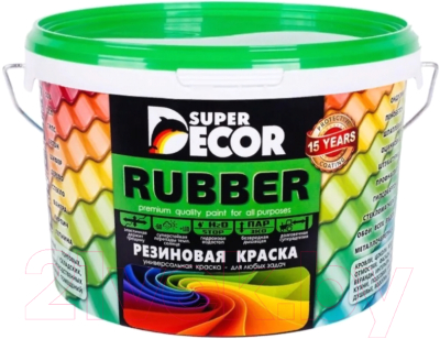Краска Super Decor Резиновая №07 Балтика - фото