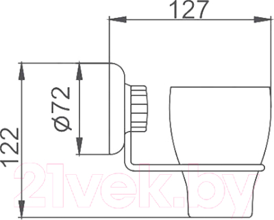 Стакан для зубной щетки и пасты Frap F3906