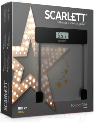 Напольные весы электронные Scarlett SC-BS33E108 