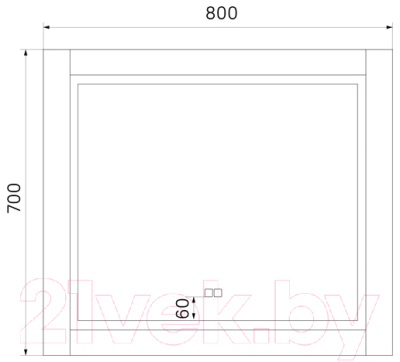Зеркало IDDIS Oxford ЗЛП110