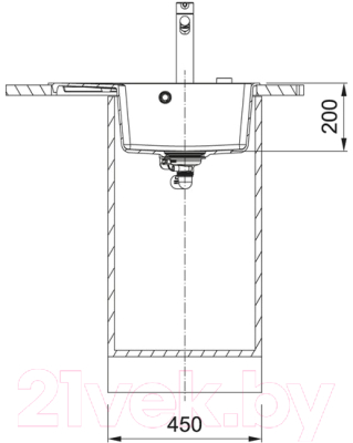 Мойка кухонная Franke CNG 611/211-62 TL (114.0639.712)