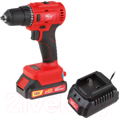 Аккумуляторная дрель-шуруповерт Wortex BD 1815-1 DLi (BD18151DLi0029) - фото