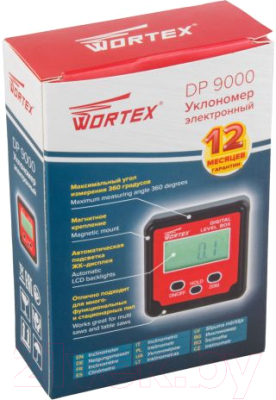 Уклономер цифровой Wortex DP 9000