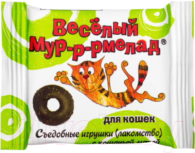 Лакомство для кошек Veda Веселый мур-р-рмелад с кошачьей мятой - фото