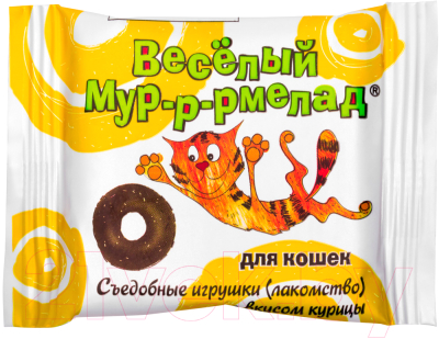 Лакомство для кошек Veda Веселый мур-р-рмелад с курицей - фото