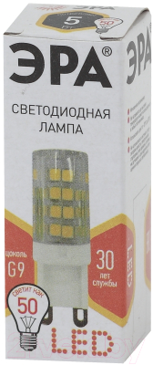 Лампа ЭРА Led JCD-5W-CER-827-G9 / Б0027863