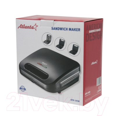 Мультипекарь Atlanta ATH-1058 (черный)