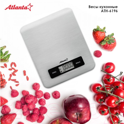 Кухонные весы Atlanta ATH-6196 (серебристый)