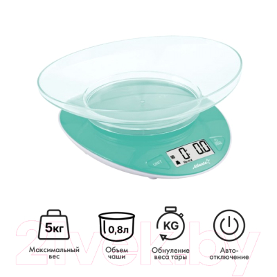 Кухонные весы Atlanta ATH-6199 (зеленый)