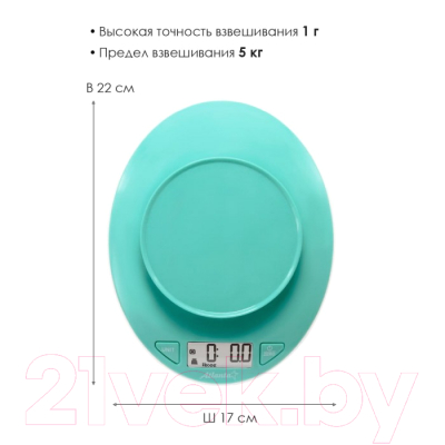 Кухонные весы Atlanta ATH-6199 (зеленый)