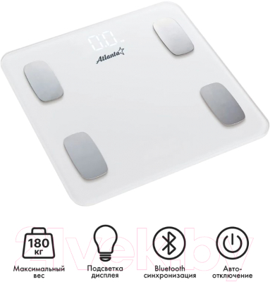 Напольные весы электронные Atlanta ATH-6163