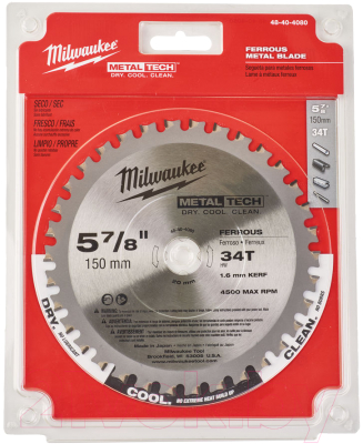 Пильный диск Milwaukee 48404080