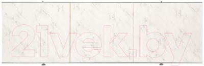 Экран для ванны Comfort Alumin Group Хлопковый мрамор 170 - фото