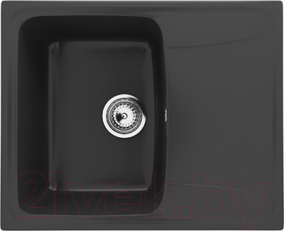 Мойка кухонная Ulgran U-201 (344 ультра-черный) - фото