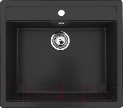 Мойка кухонная Ulgran U-104 (344 ультра-черный) - фото