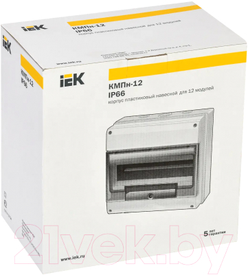 Бокс пластиковый IEK MKP73-N-12-66