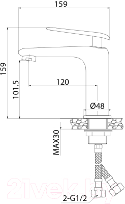 Смеситель IDDIS Dash DASSB00i01