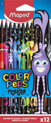 Набор цветных карандашей Maped Color Peps Monster / 862612 - фото