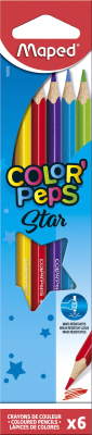 Набор цветных карандашей Maped Color Peps + точилка / 183213 - фото
