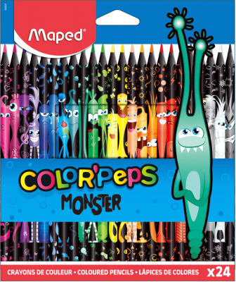 Набор цветных карандашей Maped Color Peps Monster / 862624 - фото