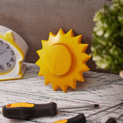 Выключатель Kranz Happy Солнце KR-78-0618