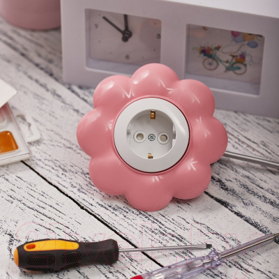 Розетка Kranz Happy Цветок KR-78-0625